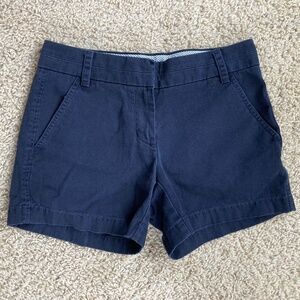 J. Crew Navy Chino Shorts